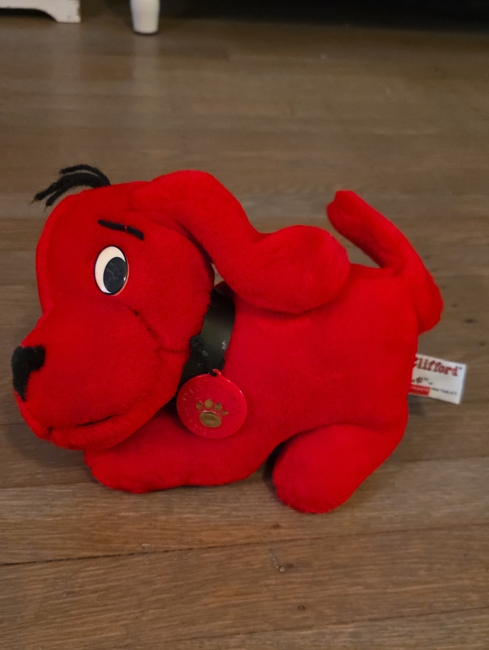 Scholastic Clifford The Big Red Dog Vintage 1997/Sidekick- Plush with Paw Tag